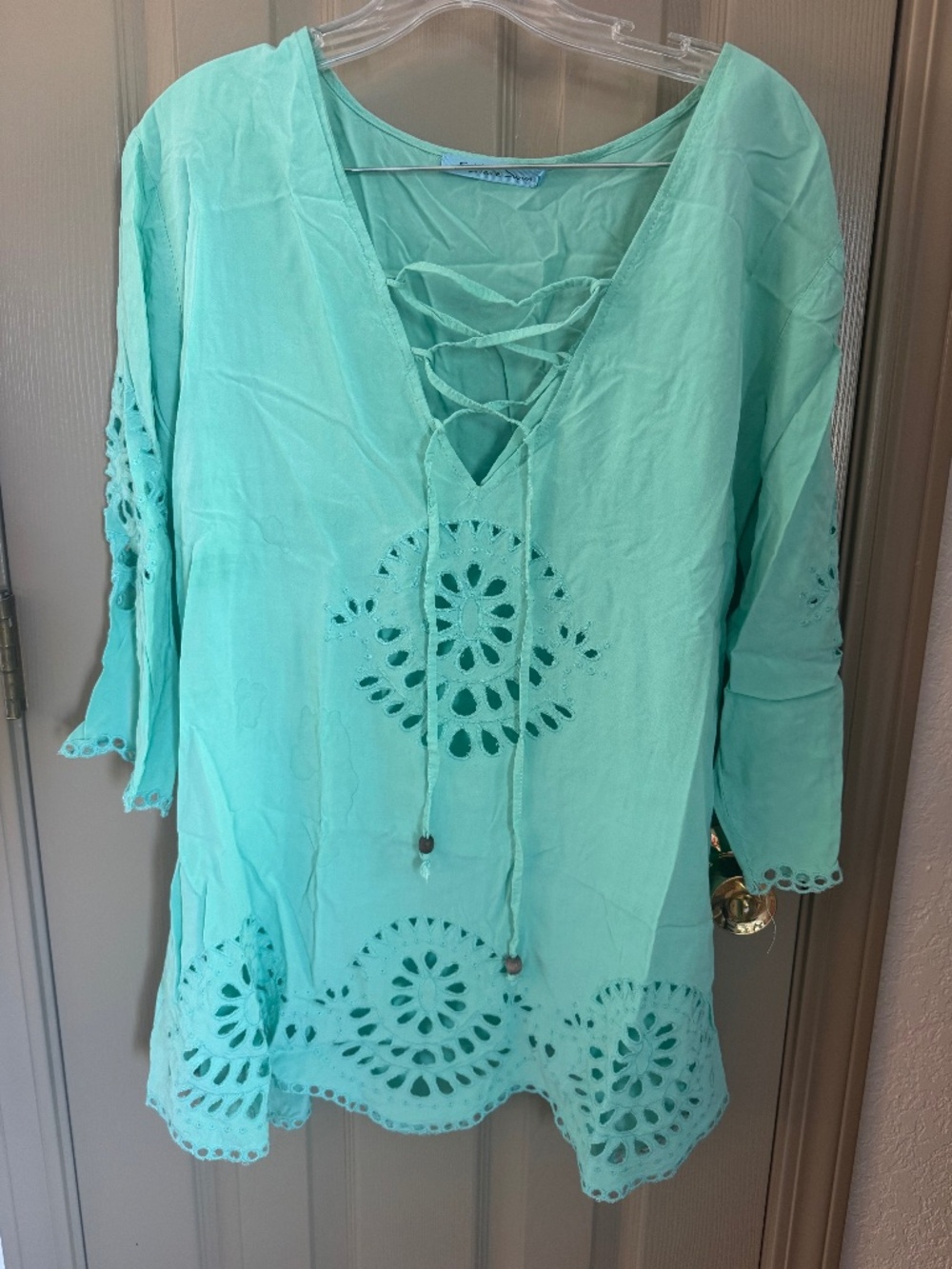 Solitaire Swim cover up Sz L